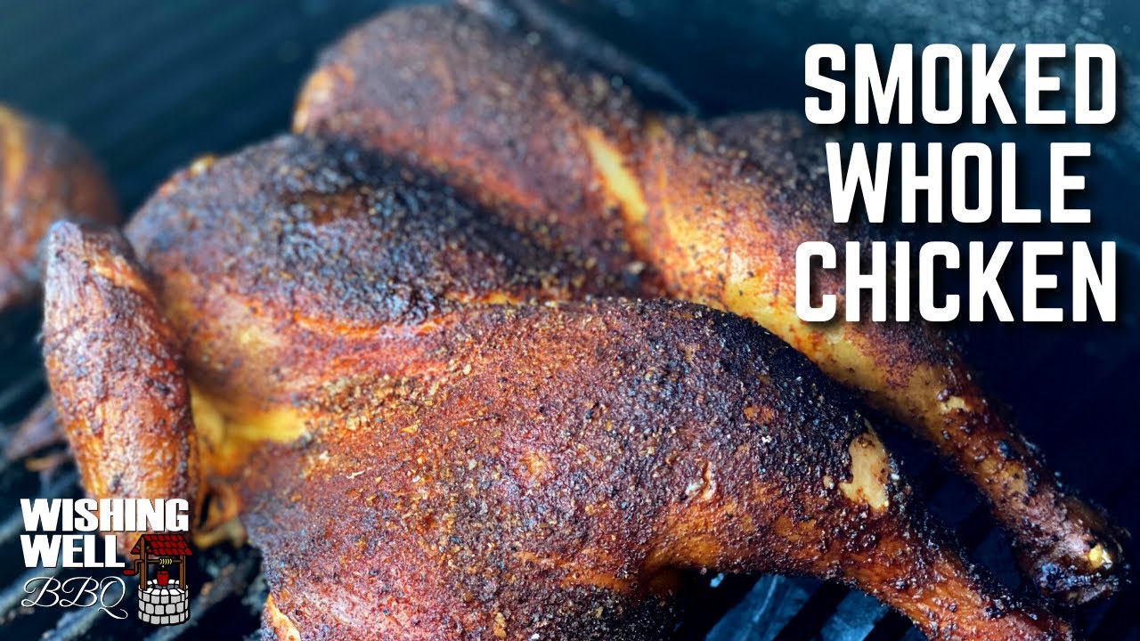 Smoked Whole Chicken | INCREDIBLY Juicy and Crispy Skin