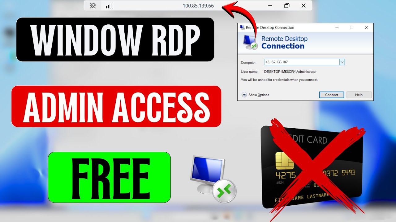 ✅Get Free RDP/VPS  2026 | Fast Internet | Lifetime Access (No Time Limit)