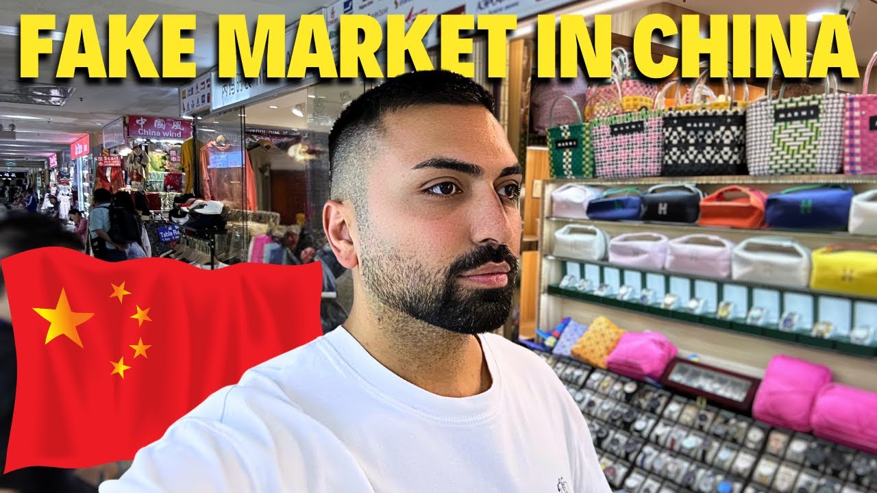 Shopping in a Fake Market in CHINA 🇨🇳 (GHOST TOWN?)