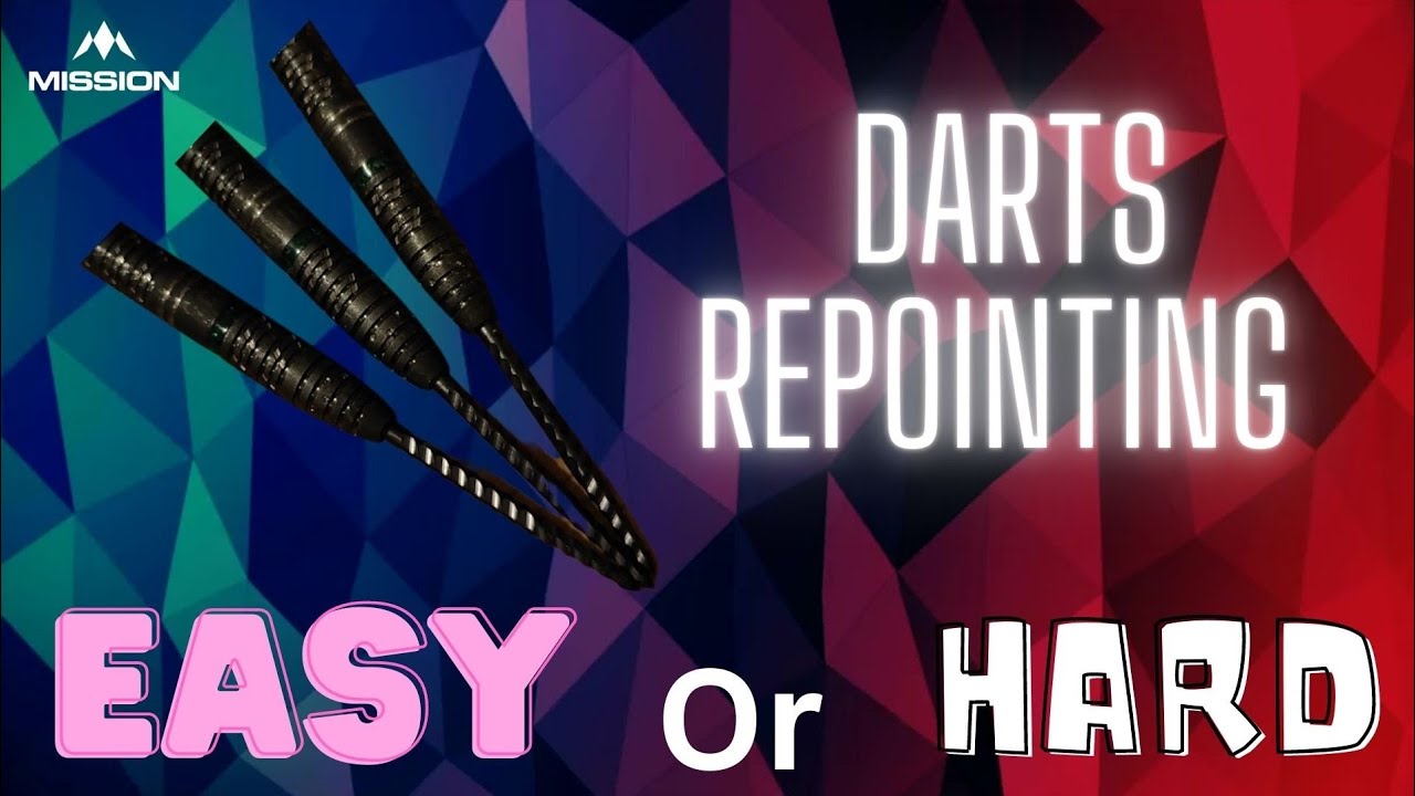 Repointing your darts. A how to using the @missiondarts R-Point Expert Repointing Tool