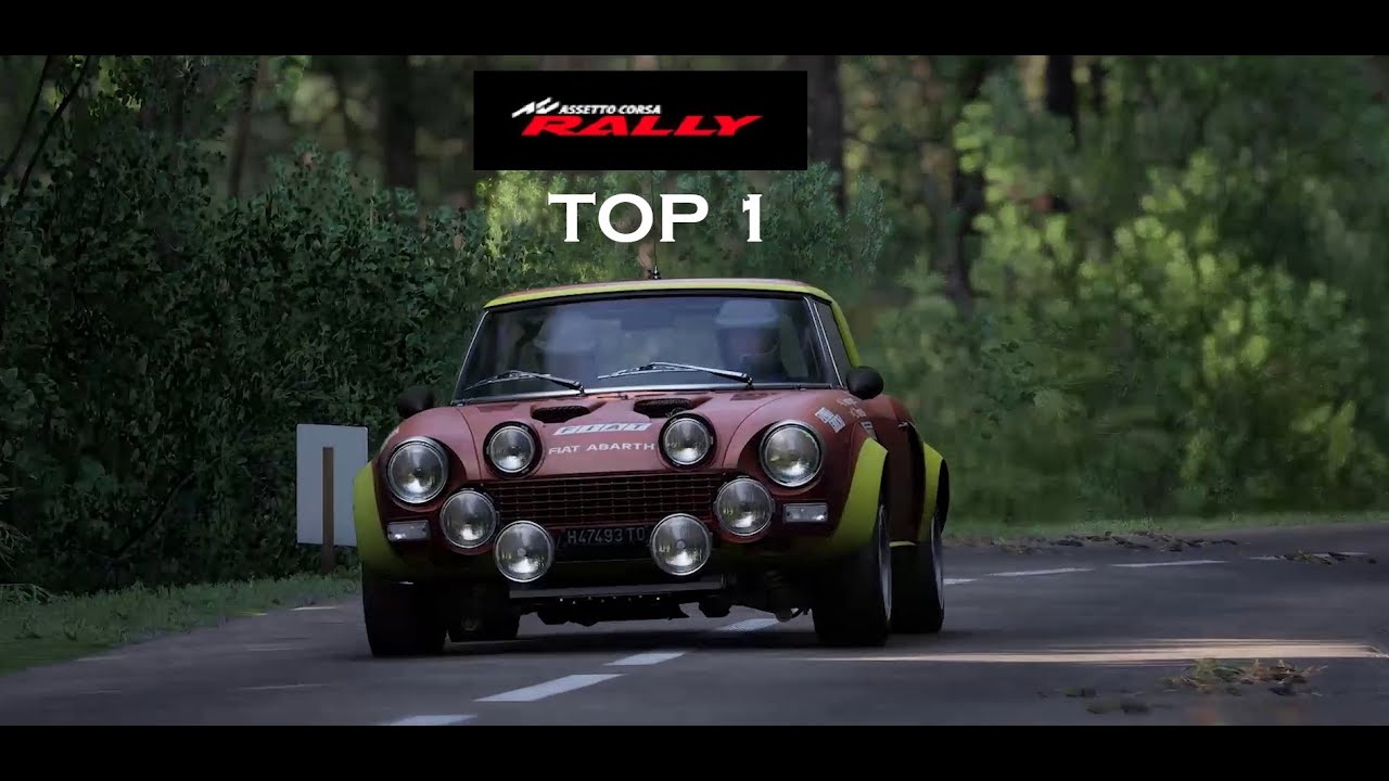 Top1 // ACR // La traversee de la mossig // Fiat 124 Sport Abarth