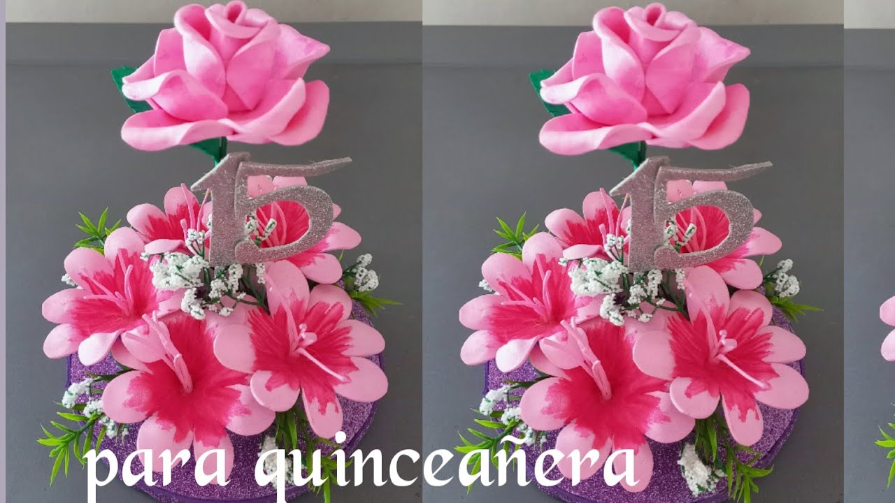 diy centro de mesa para quinceañera 2023/centerpiece for quinceanera 2023#diy #centerpieces #2023 #