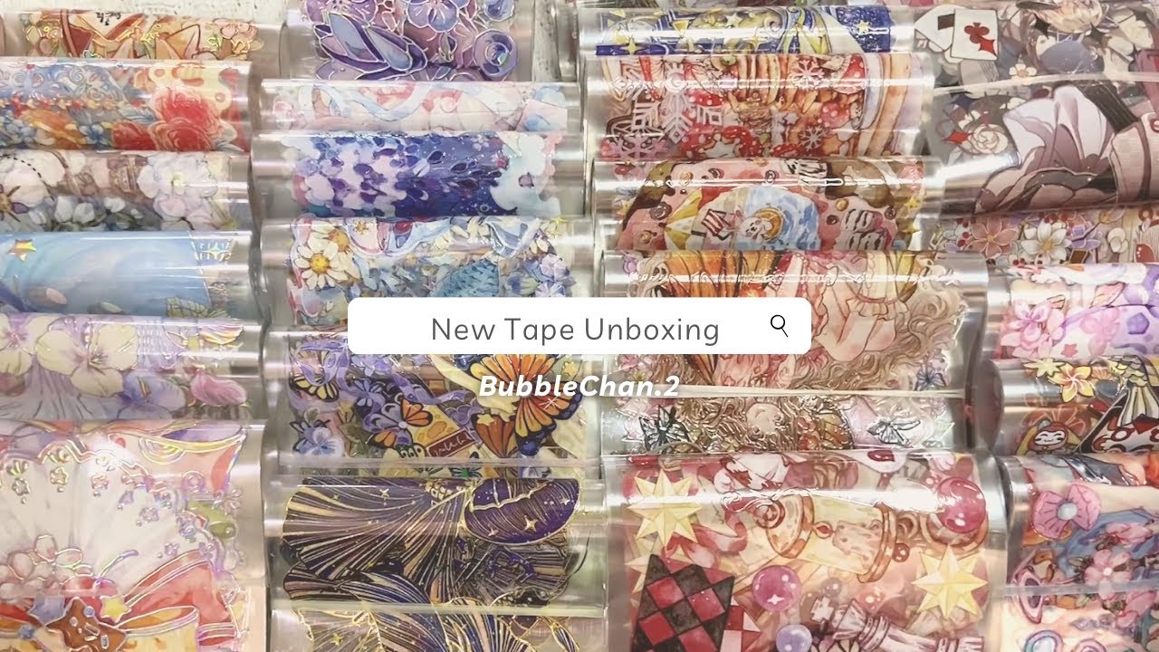 New PET Tape Unboxing, Organising & Flip Through💕