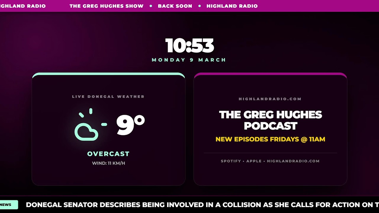 The Greg Hughes Show with Donna-Marie Doherty