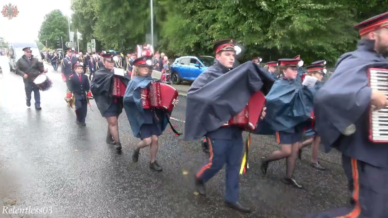 Staffordstown Accordion Band @ Co. Antrim Black Saturday ~ Antrim ~ 30/08/25 (4K)
