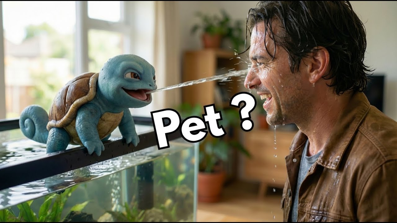 I Simulated Raising Squirtle Pok&eacute;mon In Real Life #pokemon
