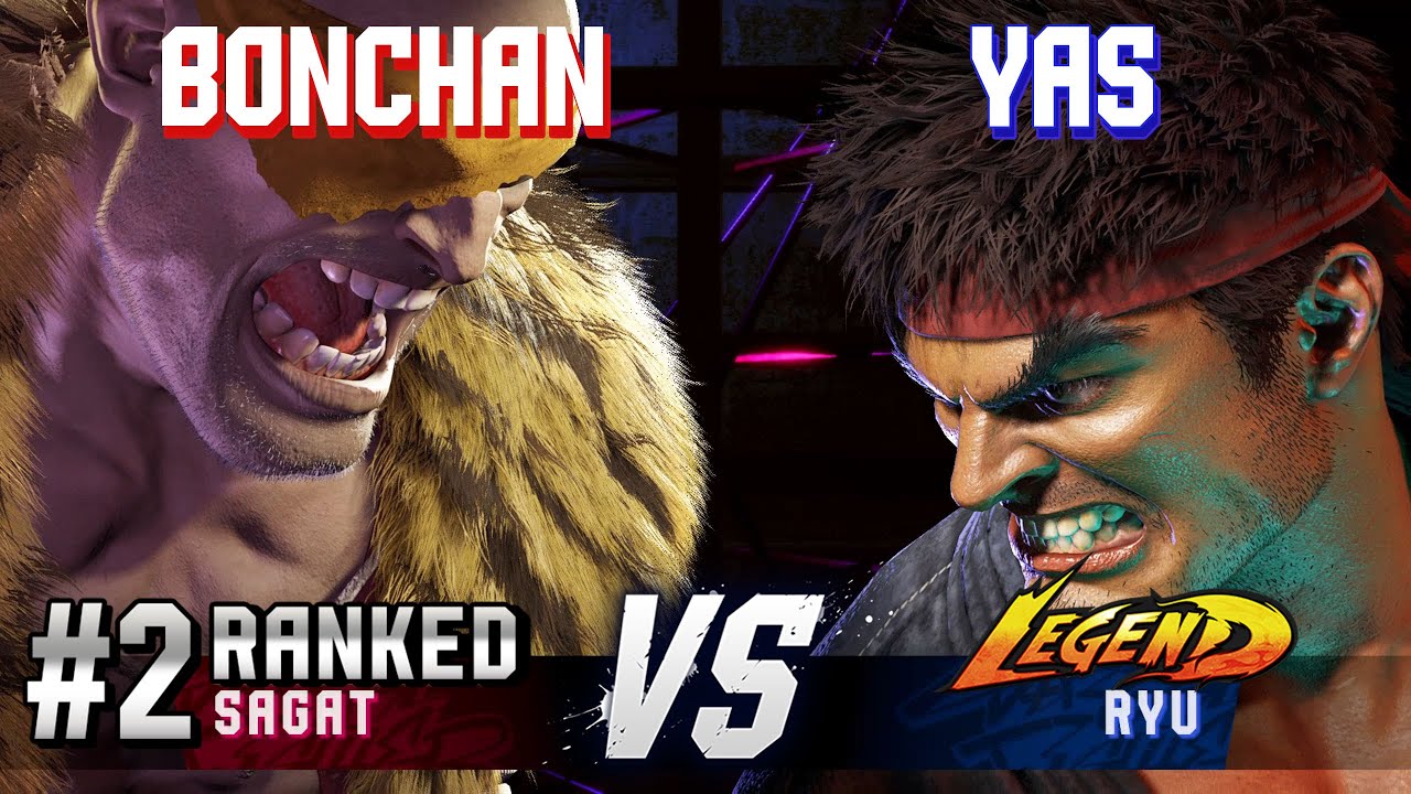 SF6 ▰ BONCHAN (#2 Ranked Sagat) vs YAS (Ryu) ▰ High Level Gameplay