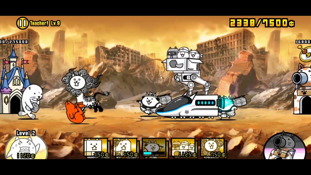 Battle Cats Teacher! Lv 9 - April Gauntlet Stage 9