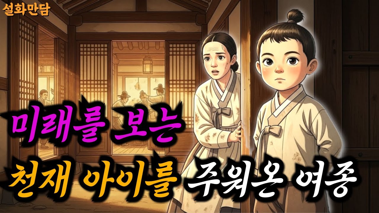미래를 맞추는 천재 아이를 주워온 여종 이야기 | 야담 옛날이야기 오디오북 수면동화 전설 만담