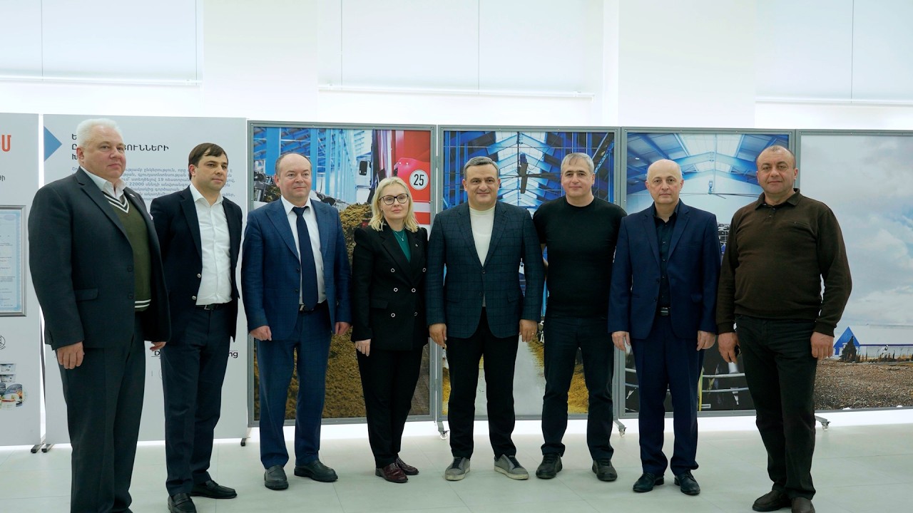 Պյատիգորսկի քաղաքային պատվիրակությունն այցելեց Երեմյան կաթնամթերքի գործարան