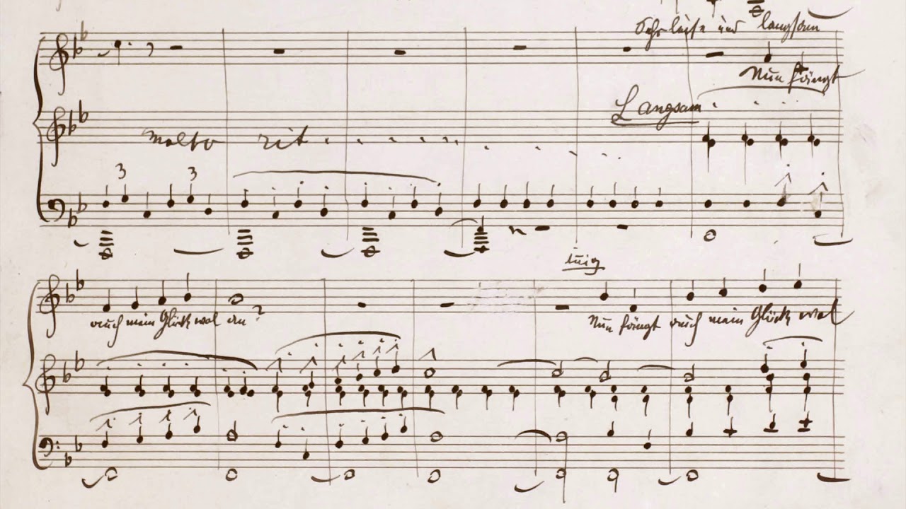 Gustav Mahler - Lieder eines fahrenden Gesellen (1885) (Manuscript)