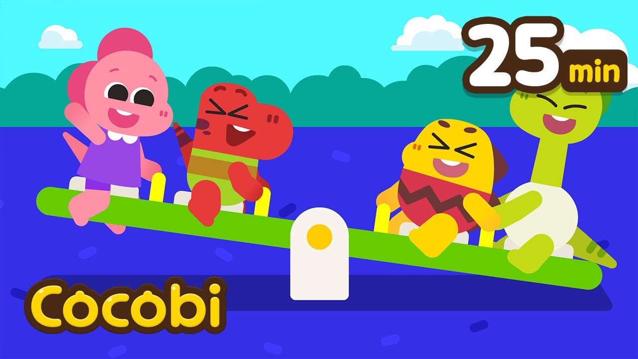 Share with your Friends! Playground Rules + and More Songs for Kids | Cocobi
