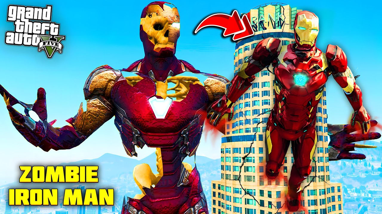 IRONMAN FIGHT TO ZOMBIE IRONMAN IN GTA 5