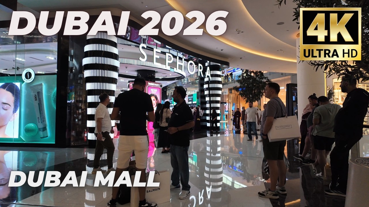 Dubai [4K] Dubai Mall Walking Tour &ndash; Secret Corners & Hidden Gems 2026 🇦🇪
