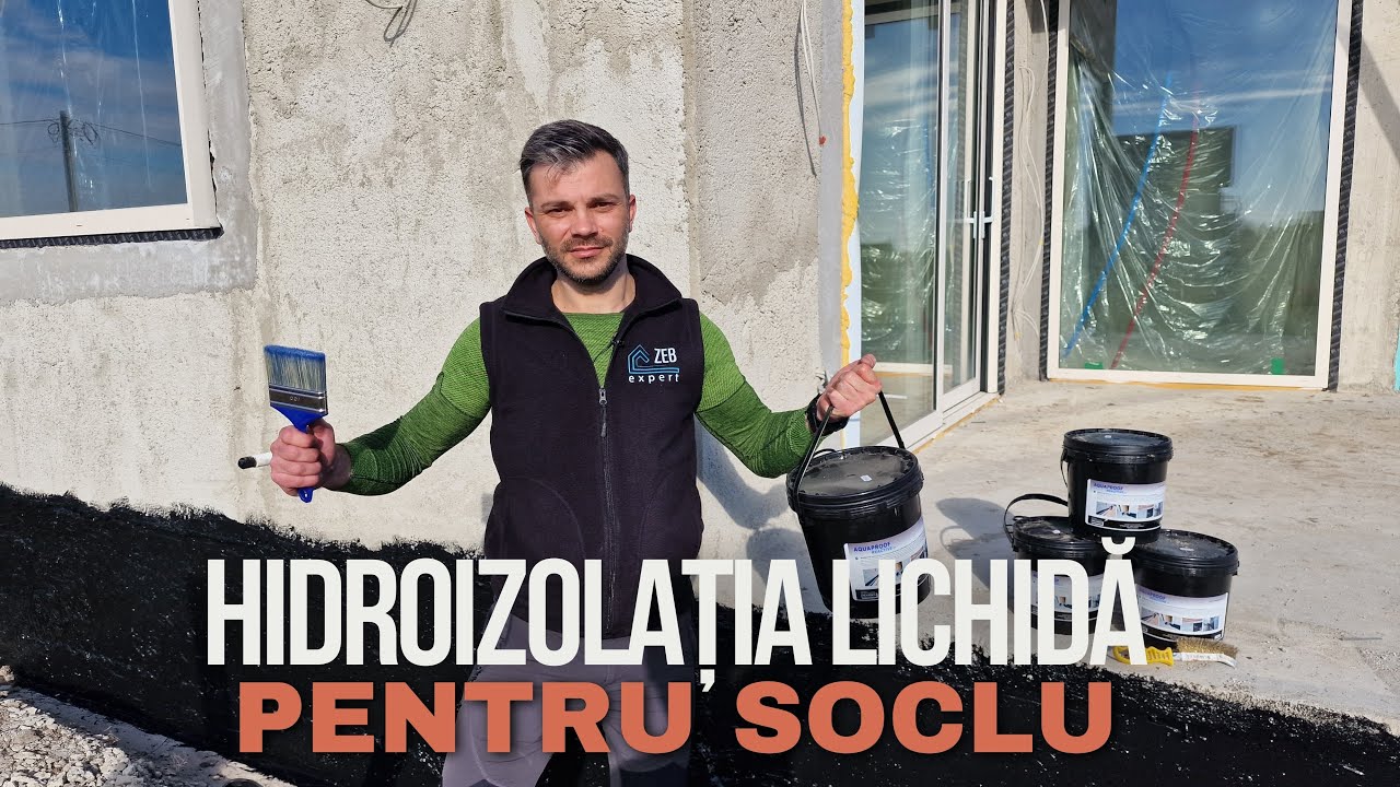 CUM PROTEJEZI FUNDAȚIA DE APĂ? CU HIDROIZOLAȚIA LICHIDĂ PENTRU SOCLU - CASEBUNE.RO