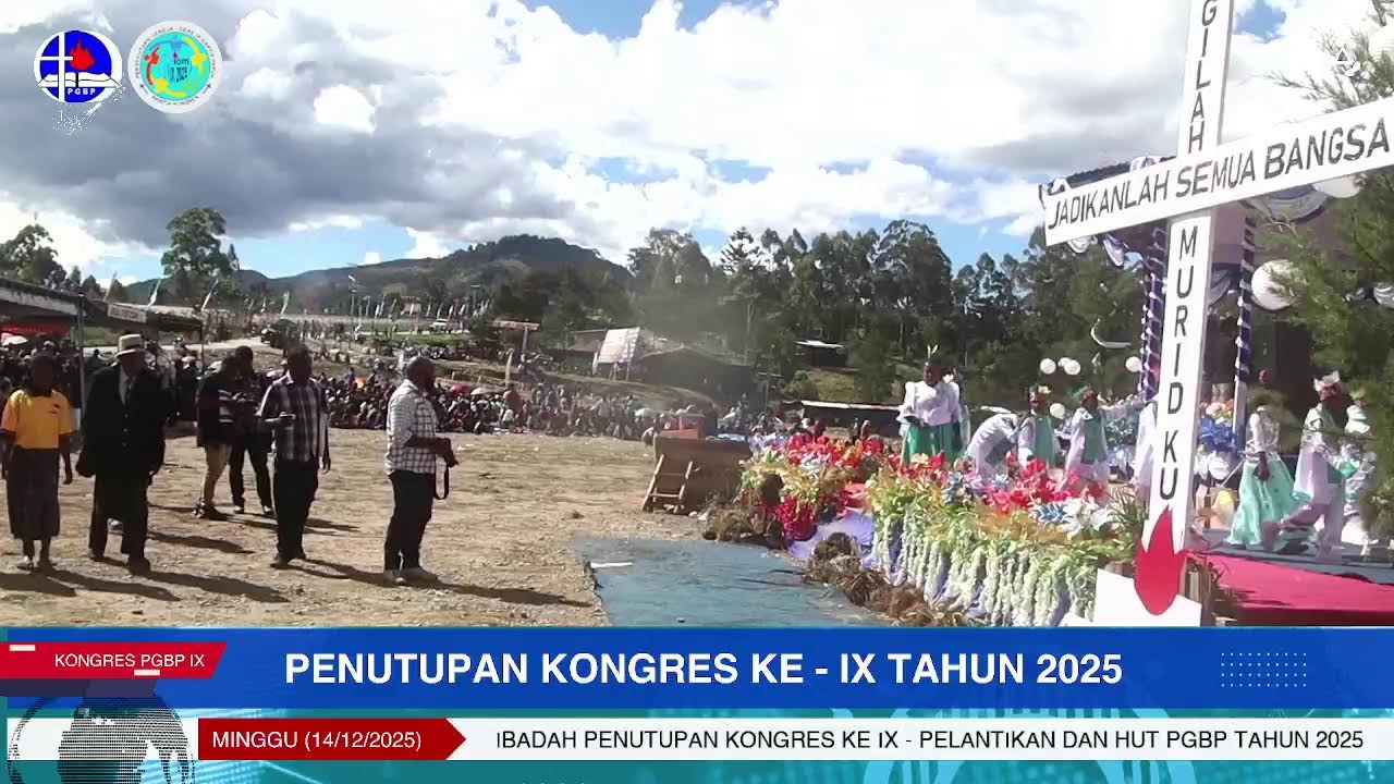 IBADAH PENUTUPAN KONGRES KE IX - PELANTIKAN DAN HUT PGBP TAHUN 2025