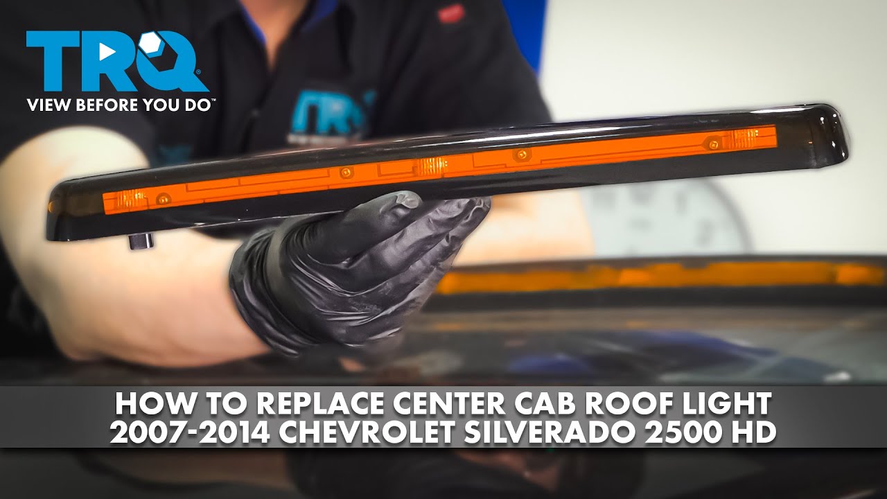 How to Replace Center Cab Roof Light 2007-2014 Chevrolet Silverado 2500 HD