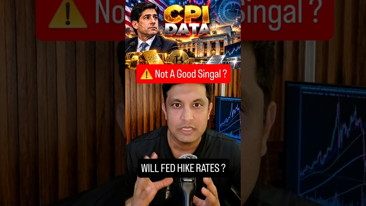 ⚠️ URGENT - CPI DATA INCREASED ! NOT A GOOD SIGNAL FOR GOLD SILVER BITCOIN ! FED RATE HIKE ?