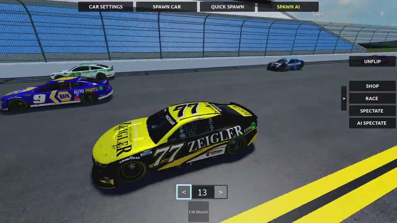 Legacy Daytona grid race round 1