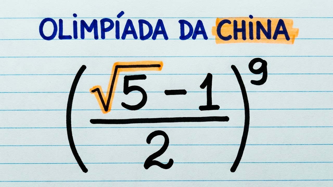 Produtos Notáveis: Consegue Resolver essa Questão da China?