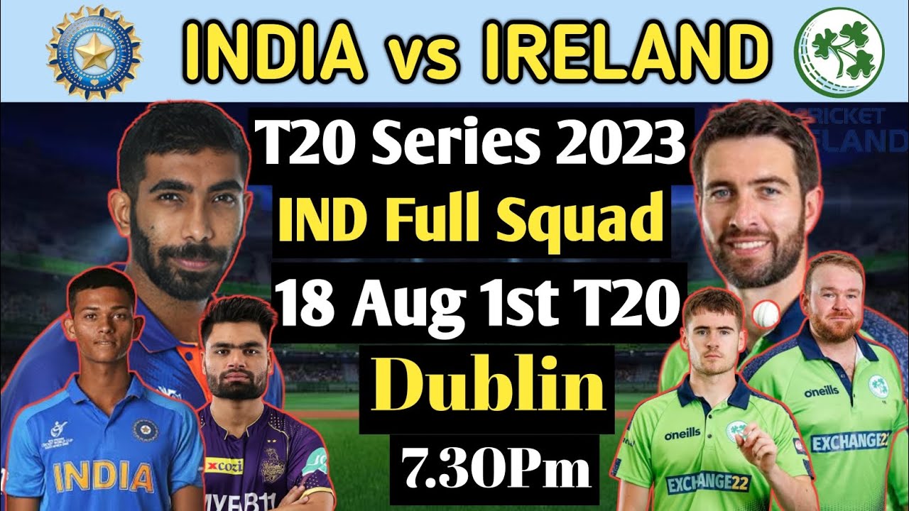 India Vs Ireland T20 Series Full Squad 2023 | Ind vs Ireland T20 Series Final Squad 2023#