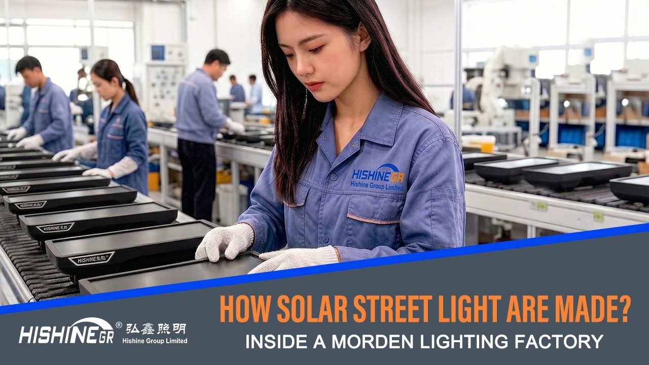 How Solar LED Street Lights Are Made | Inside a Modern Lighting Factory