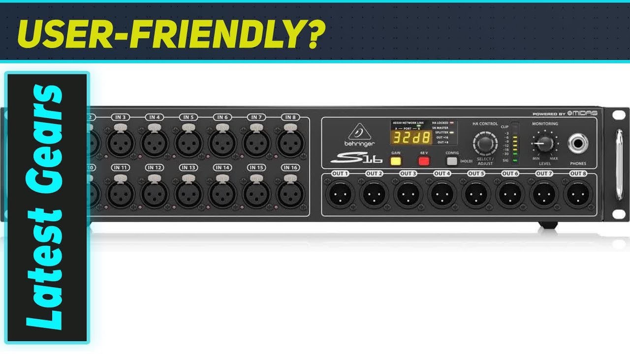 Behringer S16: революционный инструмент для живого звука
