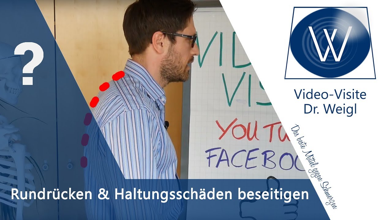 Morbus Bechterew & Scheuermann: Rundrücken, Geierhals & Hohlkreuz wegtrainieren: Haltungstest, Übung