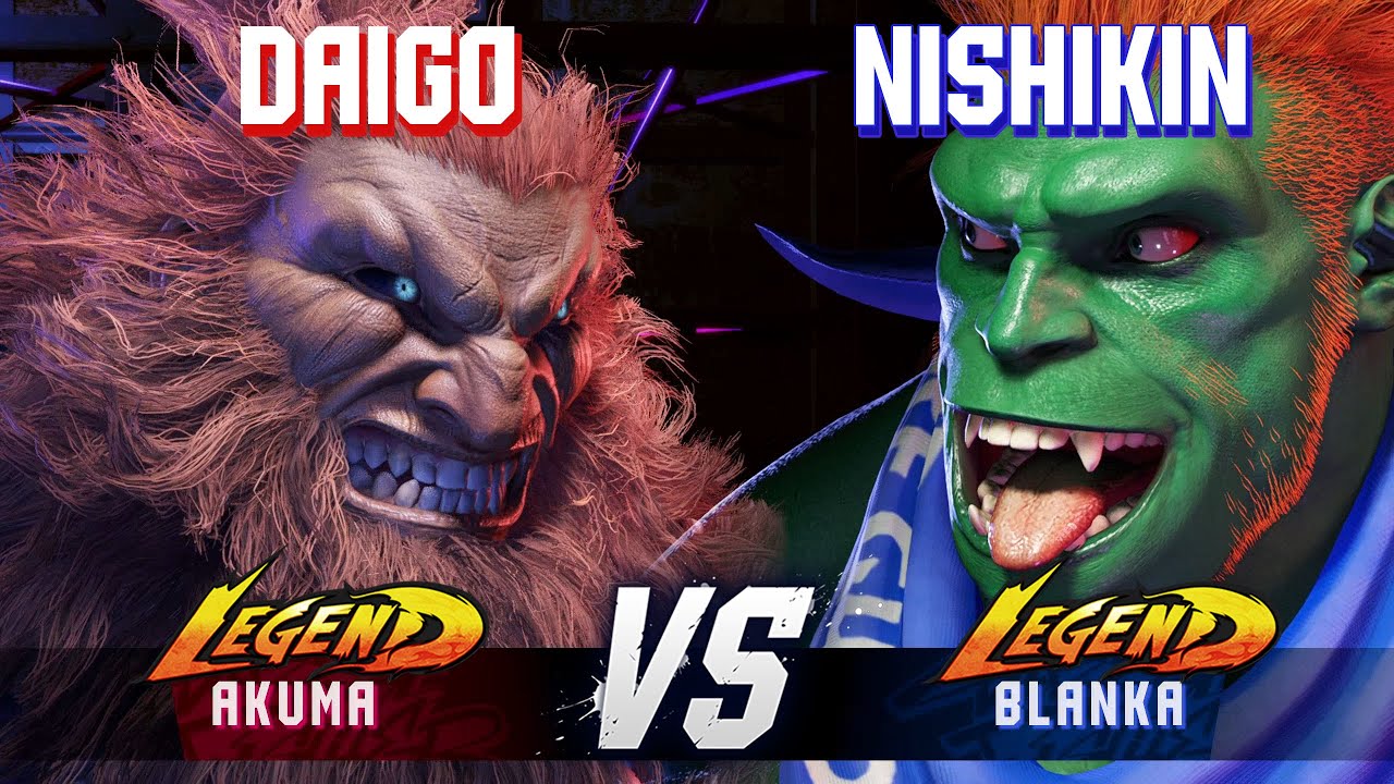 SF6 ▰ DAIGO (Akuma) vs NISHIKIN (Blanka) ▰ High Level Gameplay