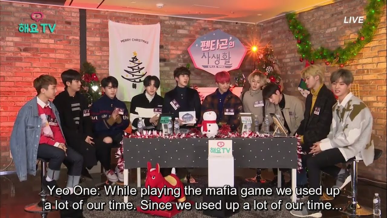 [ENG SUB] Pentagon - Karaoke & Mukbang (Heyo TV: Private Life of Pentagon S3 #1) [3/3] (7 Dec 2017)