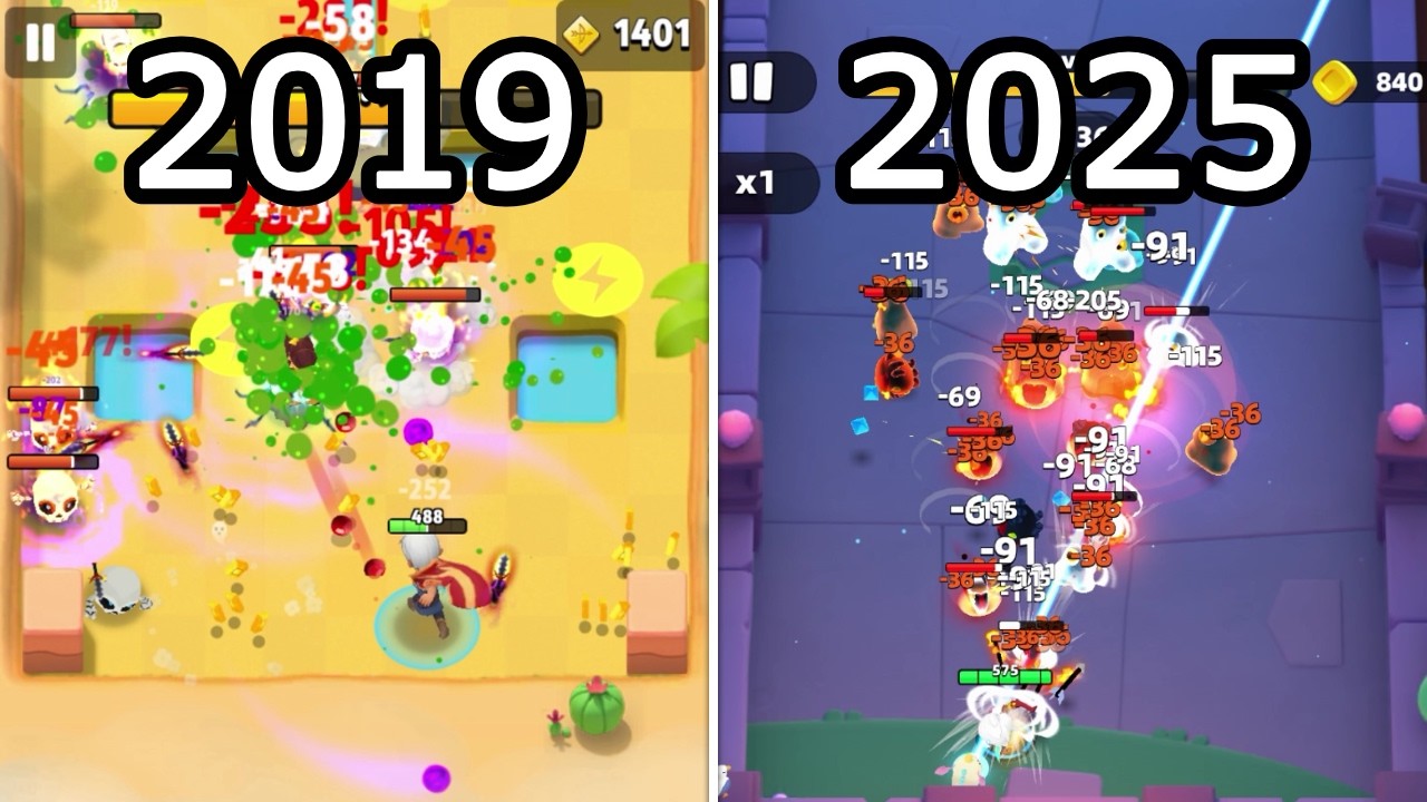 Evolution of Archero (2019-2025)