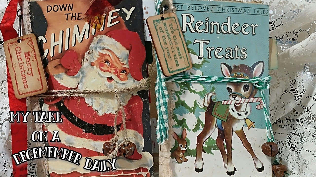 MY VERSION OF A DECEMBER DAILY JUNK JOURNAL - INSPIRED BY @lyriclovercrafts