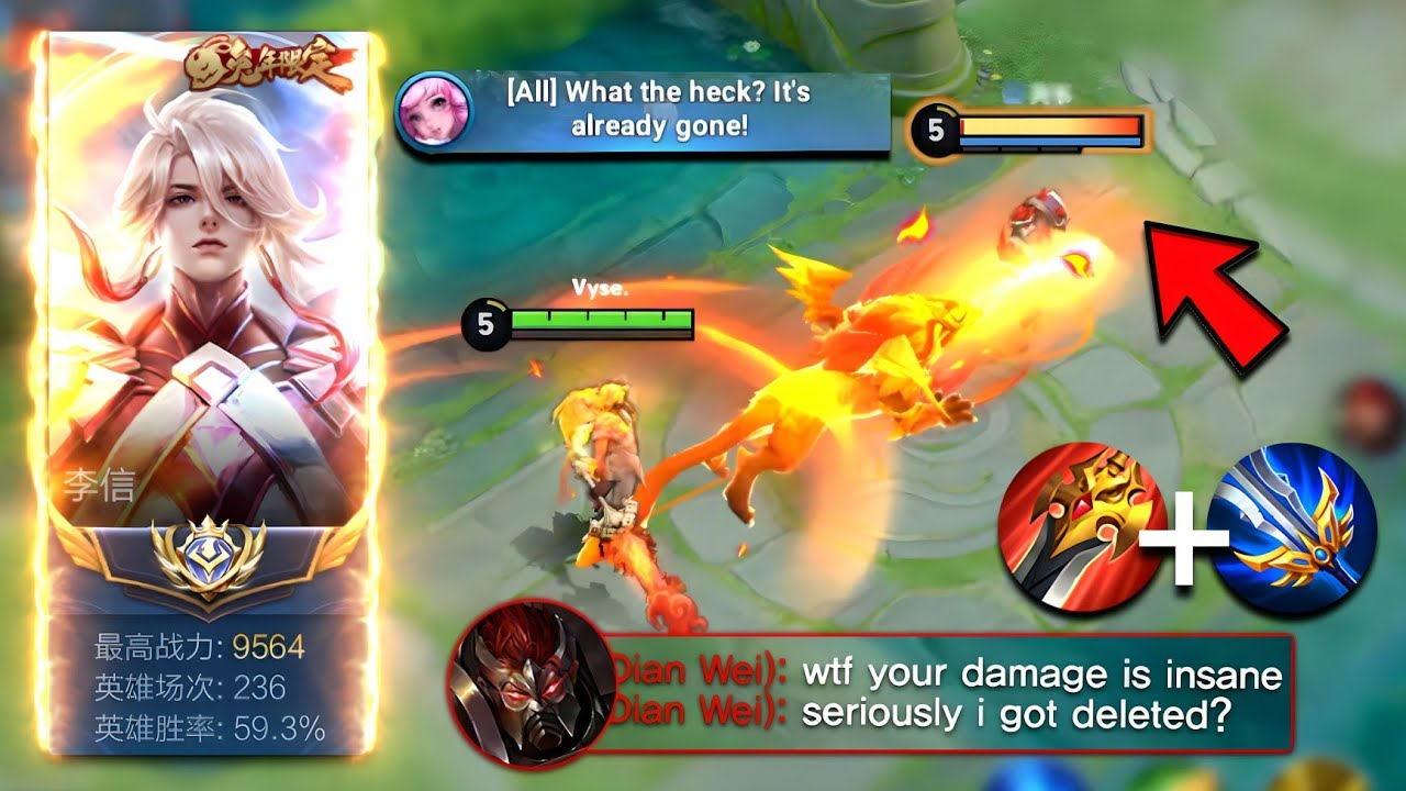 AGGRESSIVE TOP ASIA LI XIN JUNGLE DESTROYS DIAN WEI🗿🔥 | INSANE ROTATION, BUILD & ARCANA