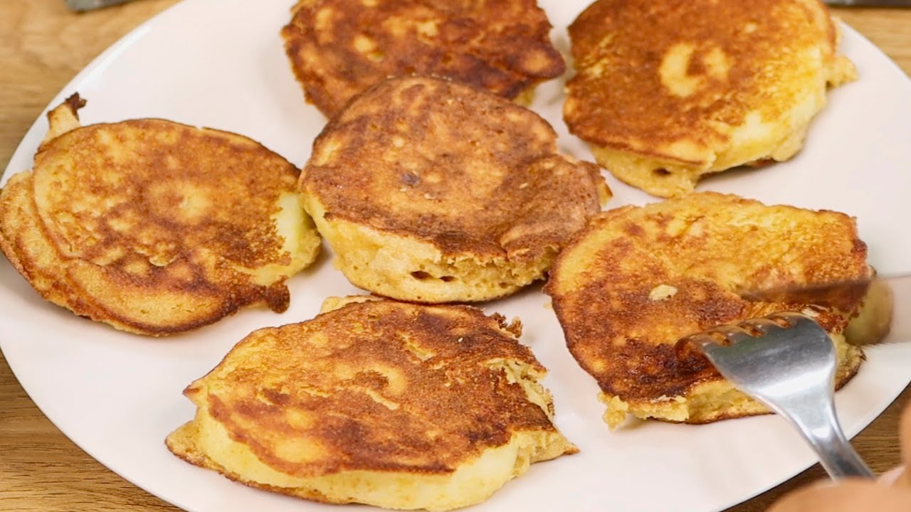 Preparar Pancakes de Manzana y Avena. Receta Paso a Paso Fácil y Rápido