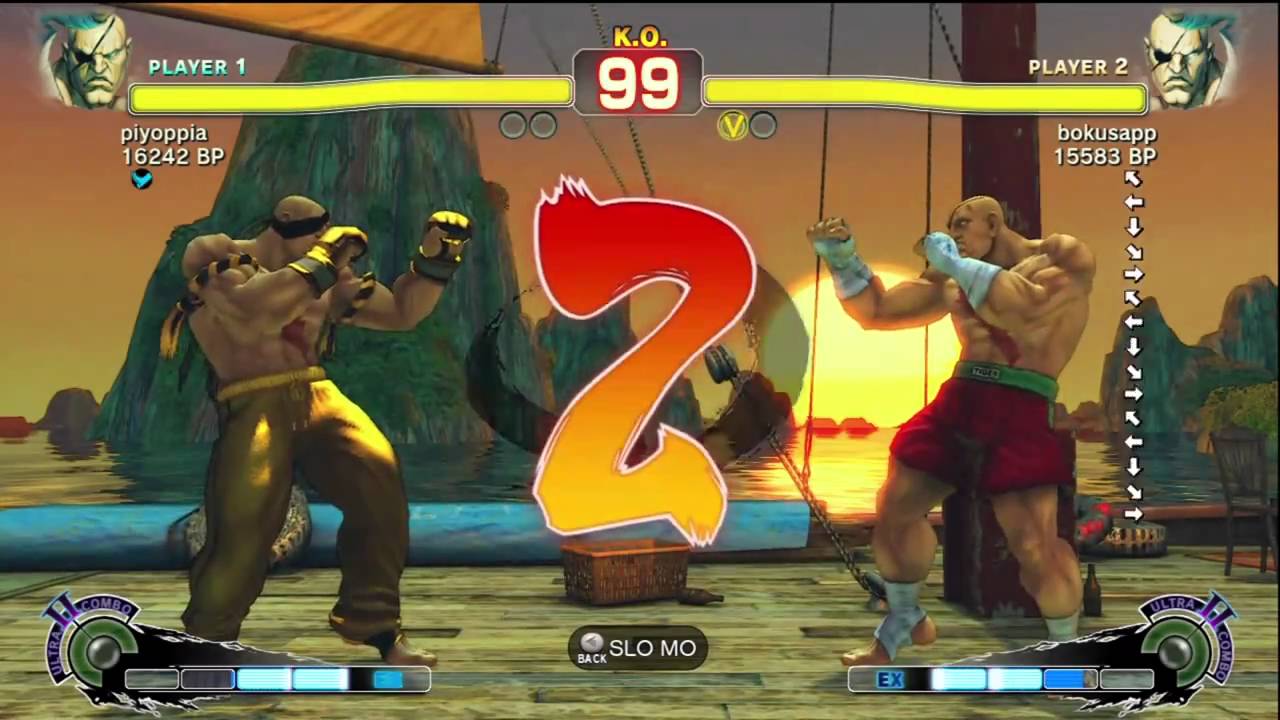 Bonchan [Sagat] vs AFG [Sagat] SSF4 Japanese Online Ranked Matches - TRUE-HD