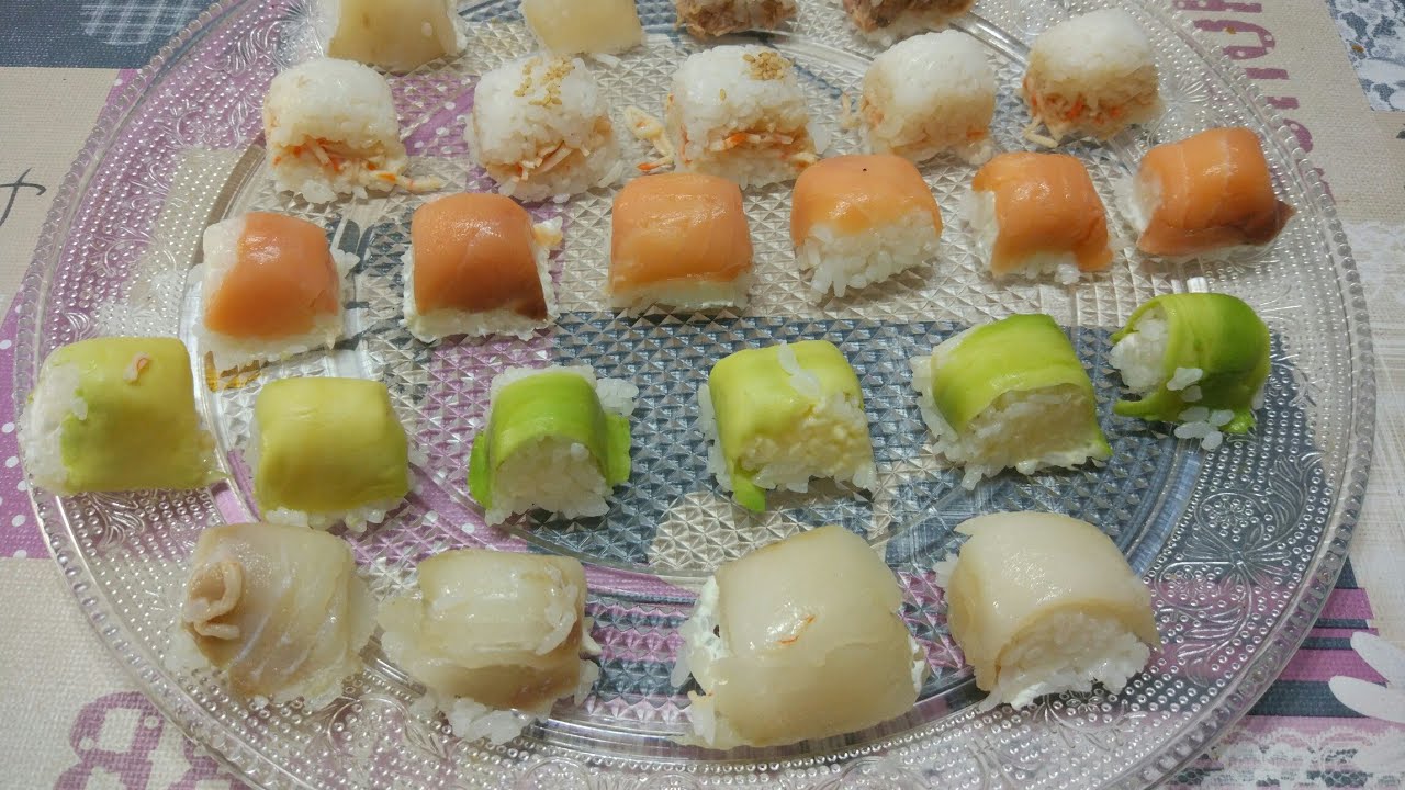 Sushi en cubitos (Para principiantes)