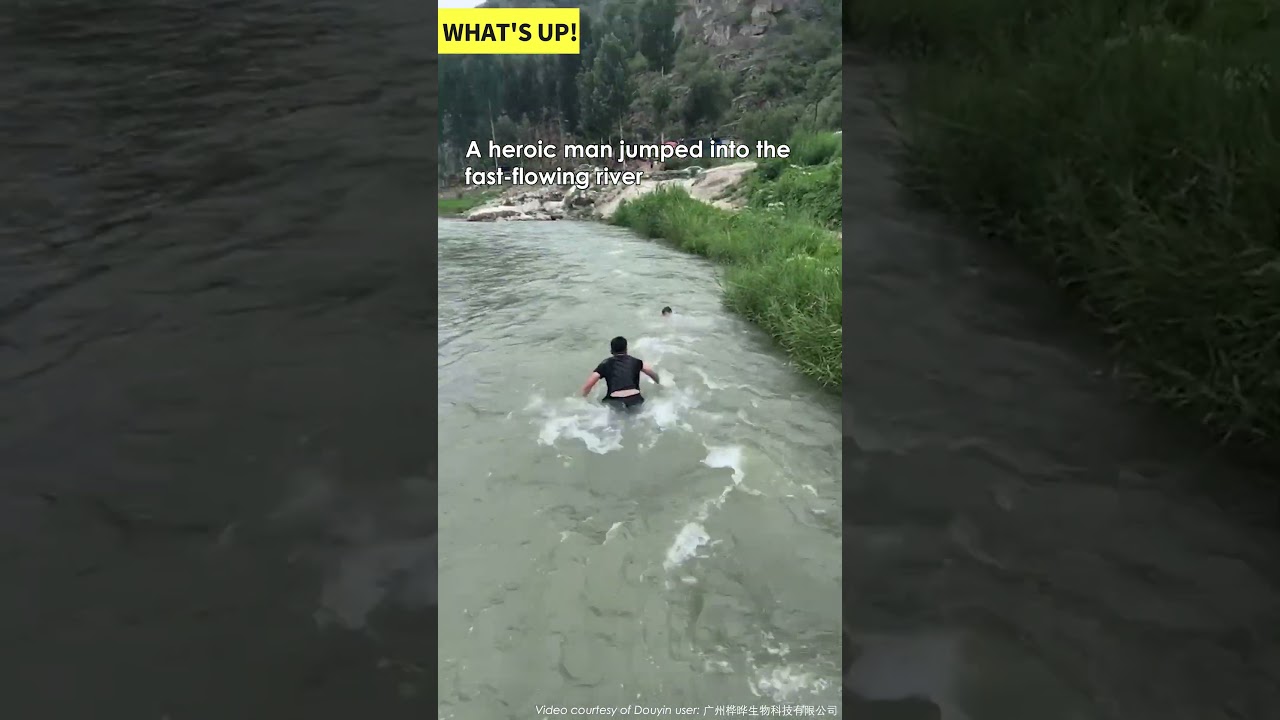 Man Jumps into River to Save Boy Swept Away by Rapids