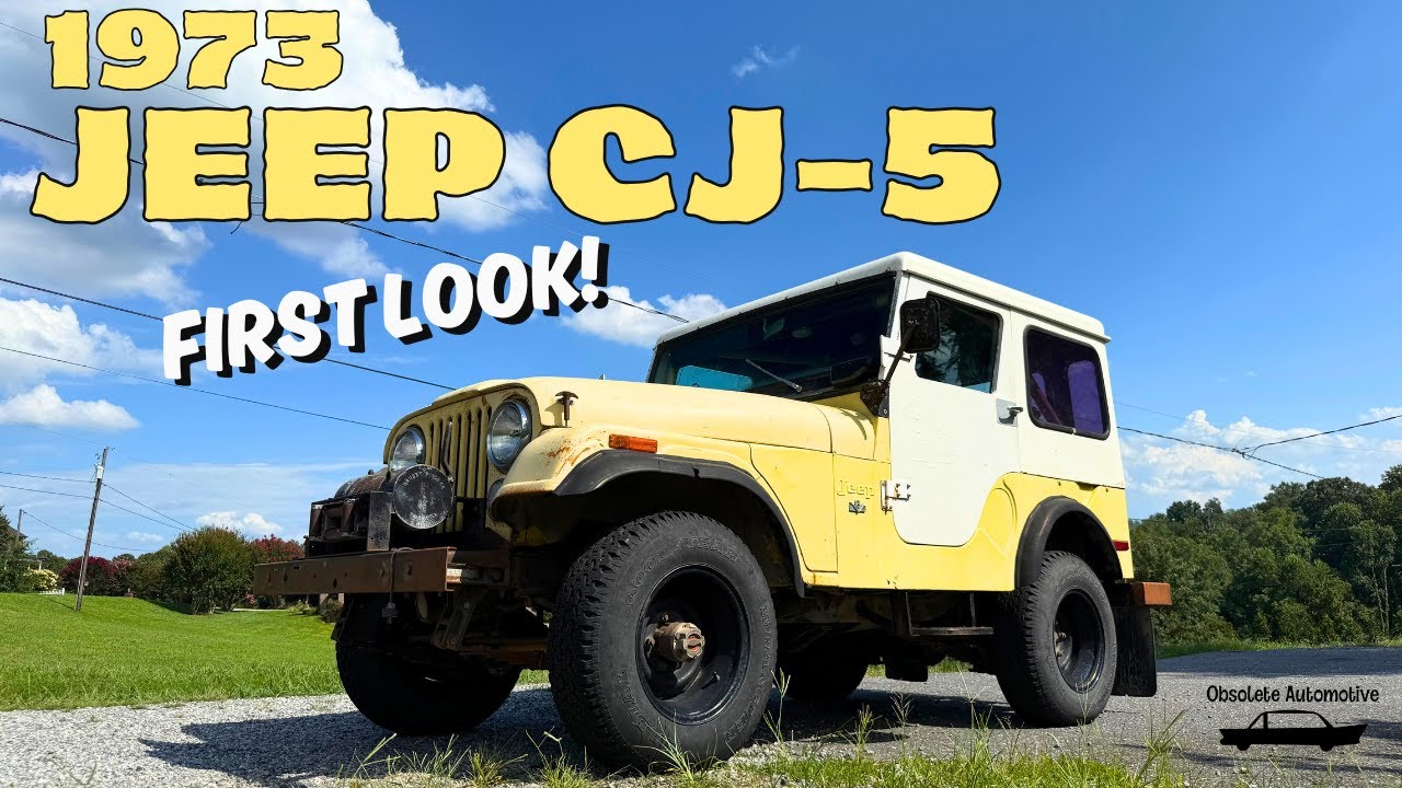 1973 Jeep CJ5! One Owner! First Look! 304 V8 Powered! AMC American Motors Obsolete Automotive USA