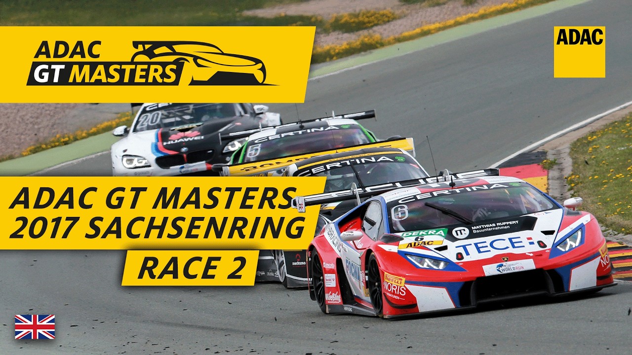 Maximum GT3 Intensity! | ADAC GT Masters 2017 | Sachsenring Race 2 English | Re-Live