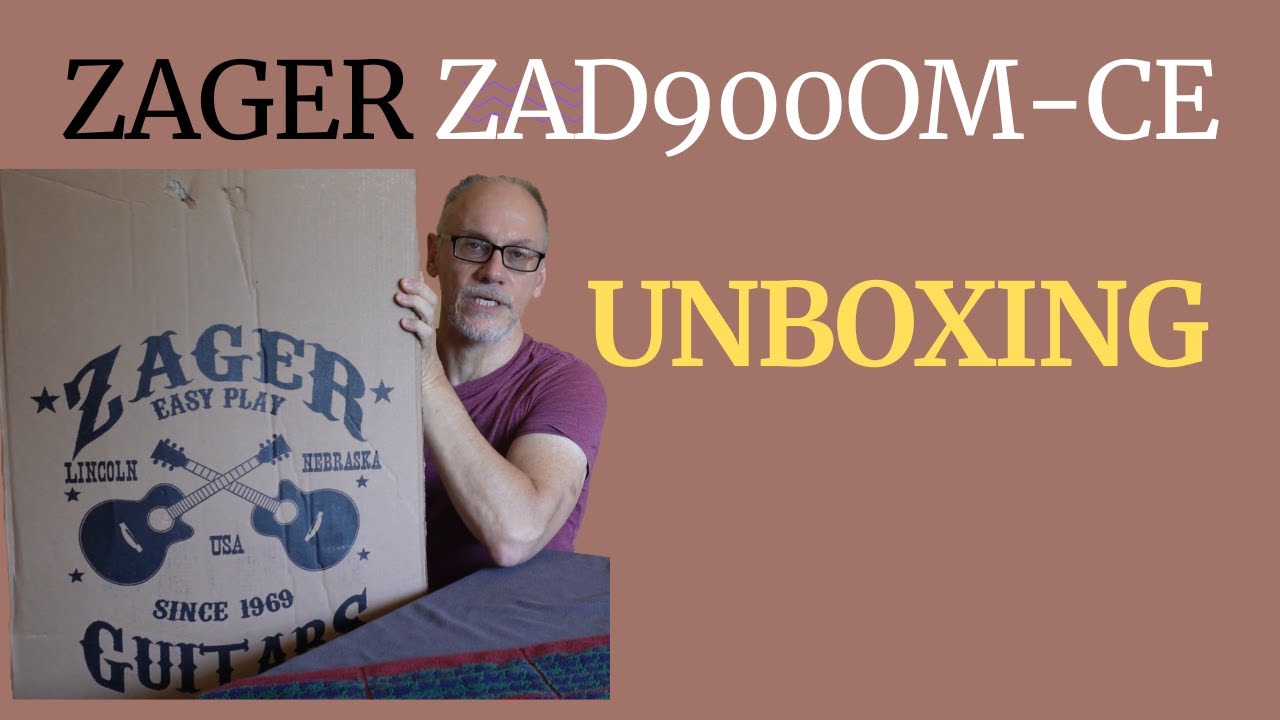 My new Zager ZAD900OM-CE unboxing