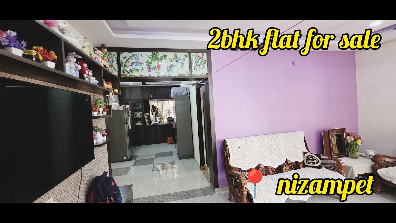 ||Fully furnished || East facing || 2bhk flat for sale || 1150sft || kukatpally || jntu || nizampet