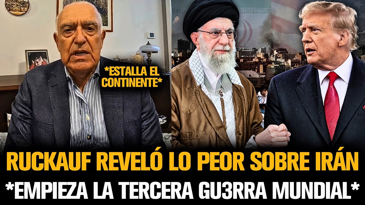 RUCKAUF REVELÓ LO PEOR SOBRE IRÁN TRAS LA MU3RTE  DEL AYATOLLAH