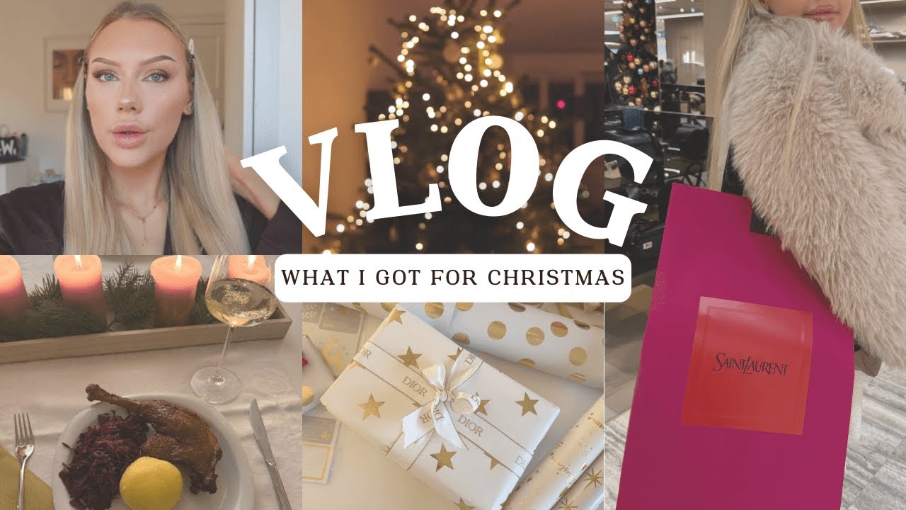 Christmas Vlog - What I got for Christmas (YSL, Kilian, Guerlain & more)