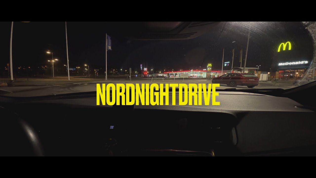 [4K Night Drive] Sentimental songs on the Nordic roads #nightdrivemusic