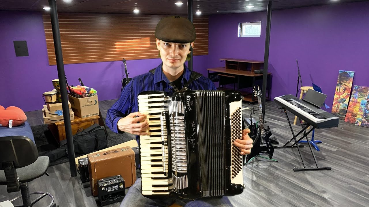 Civilization IV - Baba Yetu (on Accordion) - Music Studio Basement Reno
