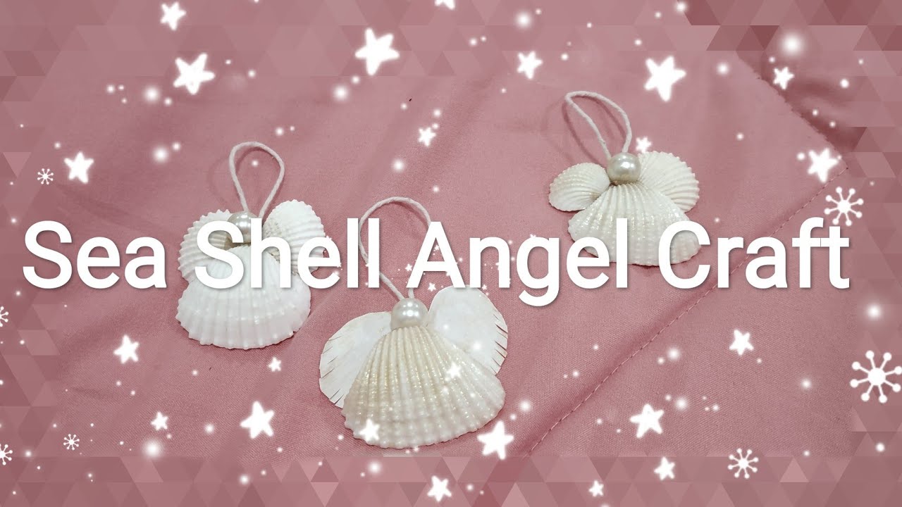 Simple And Easy DIY Sea Shell Angel 🐚  12 Days Of Christmas - Day 5