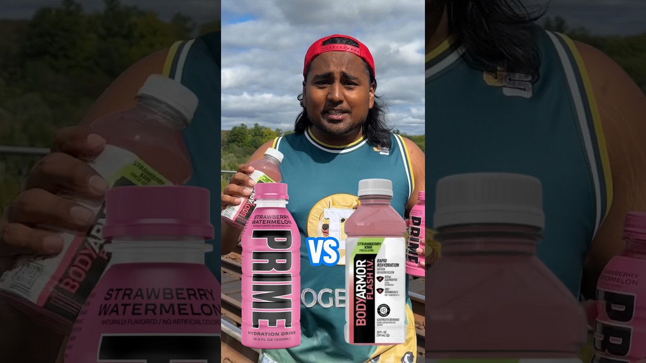PRIME VS BODYARMOR FLASH IV!!! WHATS BETTER!? #prime #primehydration #drinkprime