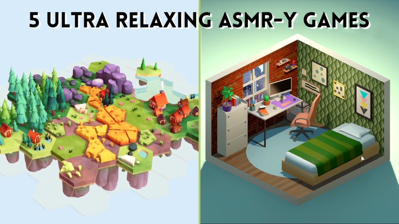 ASMR ✨ 5 ULTRA Relaxing Games to Fall in Love With 😍 And Fall Asleep To! 😴 [Free Demos!]