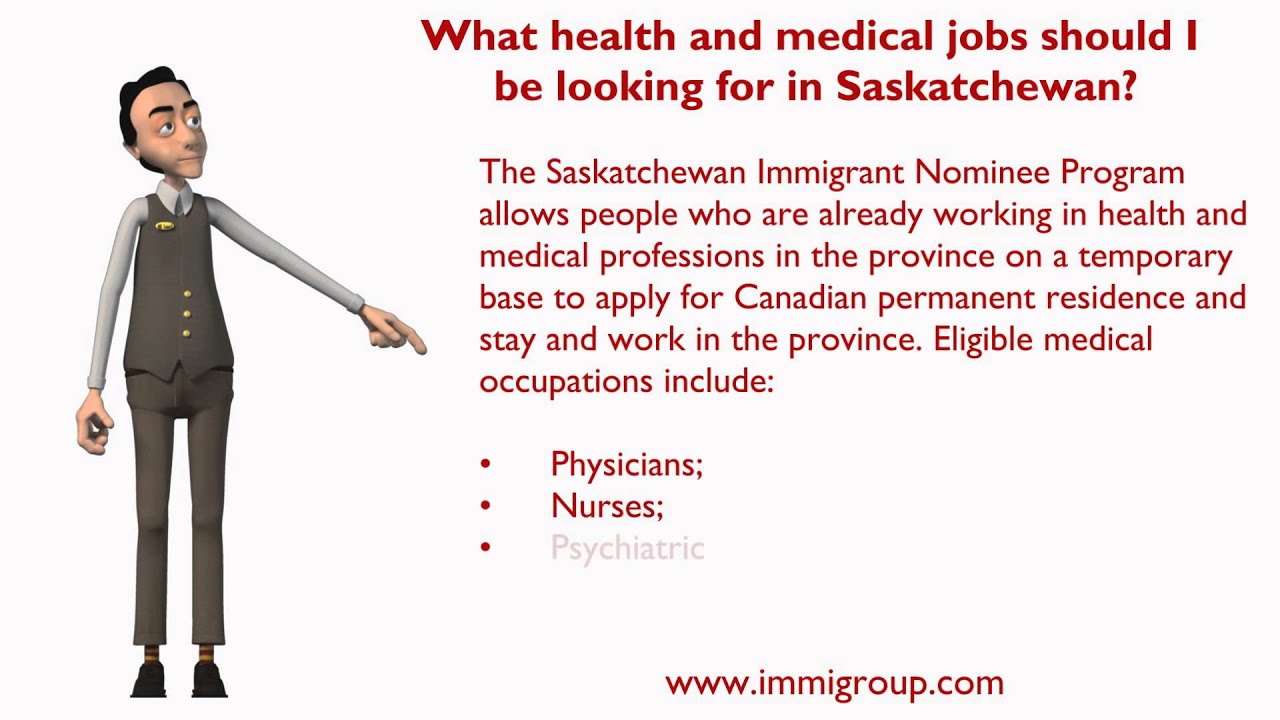 What health and medical jobs should I be looking for in Saskatchewan?