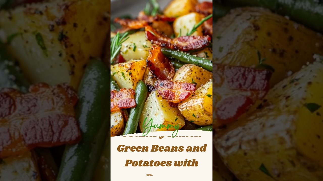 Country Ranch Green Beans and Potatoes with Bacon
